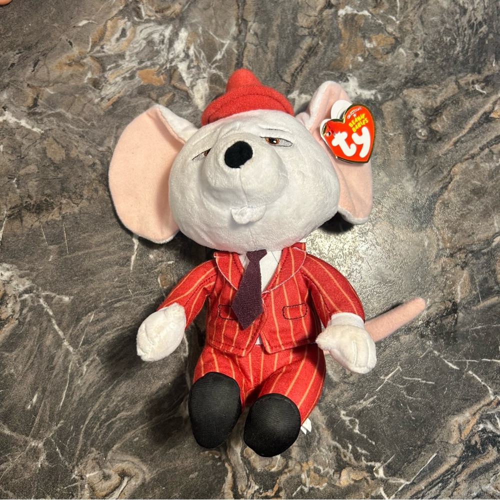 Ty Beanie Baby - MIKE the Mouse Sing Movie 7.5" Plush